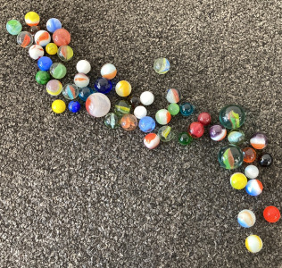 Bag Of Vintage Marbles