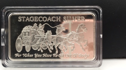 Stage Coach Silver Bar