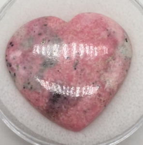 52.10ct Natural Rhodonite Heart Shaped Cabochon