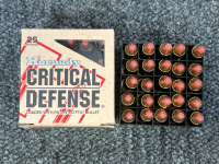 (50) Rnds Of Hornady Critical Defense 38 SPL 110 Gr. FTX - 5