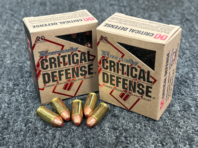 (40) Rnds Of Hornady Critical Defense 40 S&W 165 Gr. FTX
