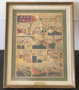 Dick Tracy Framed Comic 1942