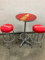 Coca-Cola Table and Chairs - 3