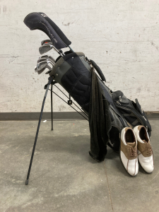 Golf Club and Shoes