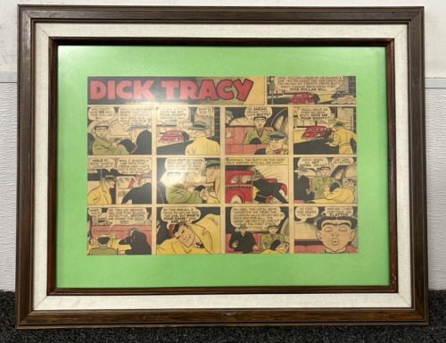 Dick Tracy Framed Comic