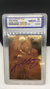 Kobe Bryant Signed Limited Edition Card