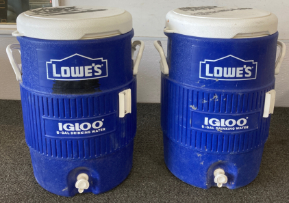 (2) Igloo Water Coolers