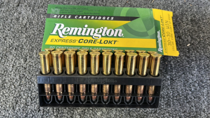 20 rounds Remington 150gr 30-30 Ammo