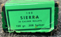 Sierra 30 Caliber Bullets 150gr. .308 Spitzer - 2