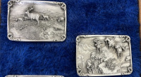 (4) Charles M. Russell Belt Buckles - 2