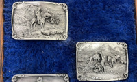 (4) Charles M. Russell Belt Buckles - 2