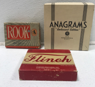 Flinch Game, Anagrams Gam, Rook Game