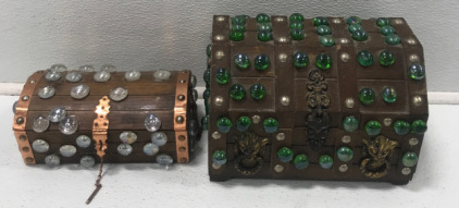 (2) Small Treasure Trunks