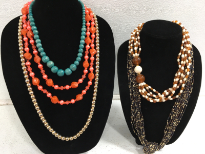 (5) Beautiful Beaded Necklaces