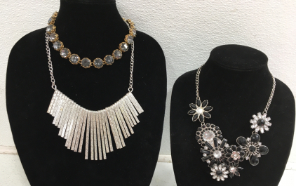 (3) Beautiful Ladies Necklaces