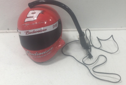 Vintage Budweiser Wall Mounted Light Helmet The Great American Lager