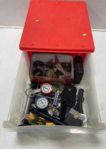 Assortment Of Tools Comes With Container
