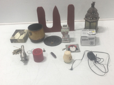 (2) Different Necklaces, Candle Holders, Smoke Alarm Twin Pack, And More