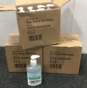 (3) Boxes of Hand Sanitizer