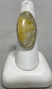 (1) Bumblebee Jasper .925 Ladies Ring Size 7