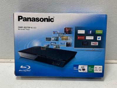 New Panasonic DMP-BD79P-K Blu-Ray Disc Player