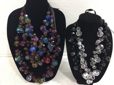 (5) Beautiful Ladies Beaded Necklaces