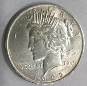 1922 Peace Silver Dollar