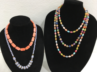 (4) Amazing Womens Necklaces