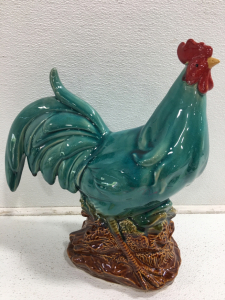 15&rdquo; Ceramic Rooster