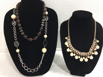 (3) Beautiful Ladies Necklaces