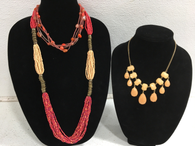 (3) Beautiful Ladies Necklaces
