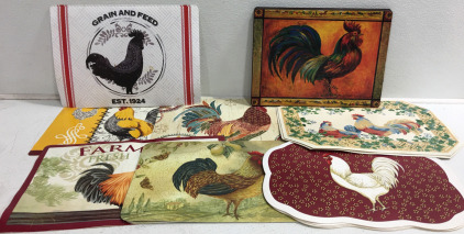 (20) Assorted Rooster Place Mats