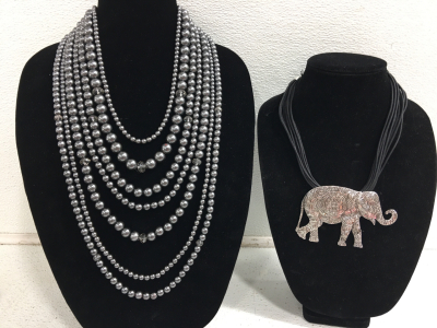 (2) Beautiful Ladies Necklaces