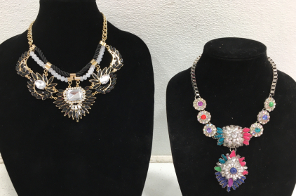 (2) Gorgeous Ladies Fashion Necklaces