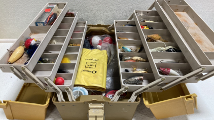 Tackle Box w/ Lures and Fishing Accessories