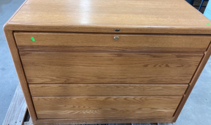 2-Drawer Wood File Cabinet