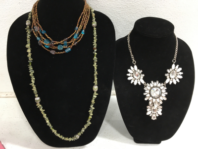 (3) Gorgeous Ladies Fashion Necklaces