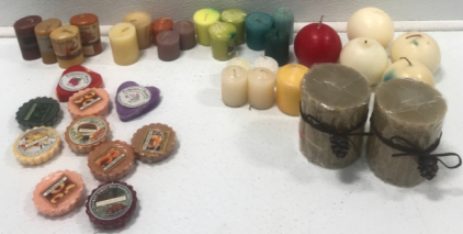 Assorted Candles And Wax Melts