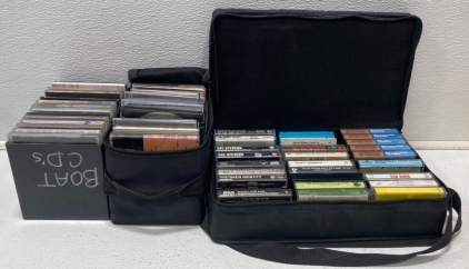 Assortment Of CD&rsquo;s And Cassette Tapes