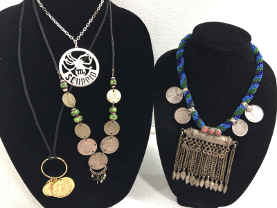 (4) Ladies Necklaces