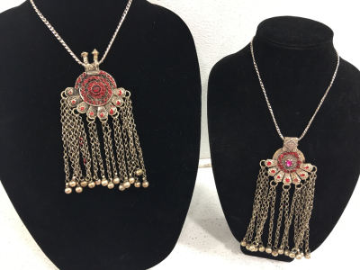(2) Decorative Chains w/Bells