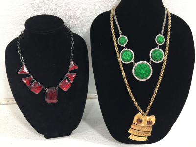 (3) Ladies Necklaces