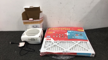 Filtrete Air Filter, Broken Fan