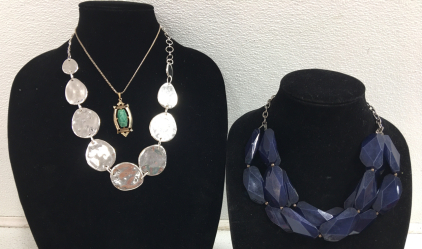 (3) Beautiful Ladies Necklaces