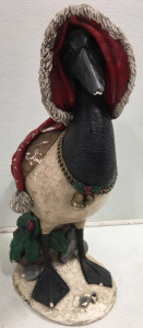 24&rdquo; Ceramic Christmas Goose Apsit Studios C86