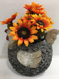 Beautiful Chicken Planter 18 inches