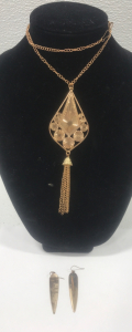 Fashion Necklace, Matching Earrings