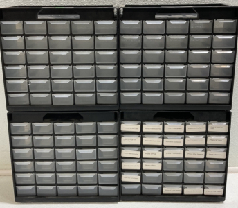 (4) Mini Drawer Storage Containers