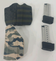 (2) We The People Hard Shell 9Mm Pistol Holsters (2) Springfield XDS-9 Magazines