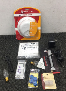 Smoke Alarm and Other Assorted Items